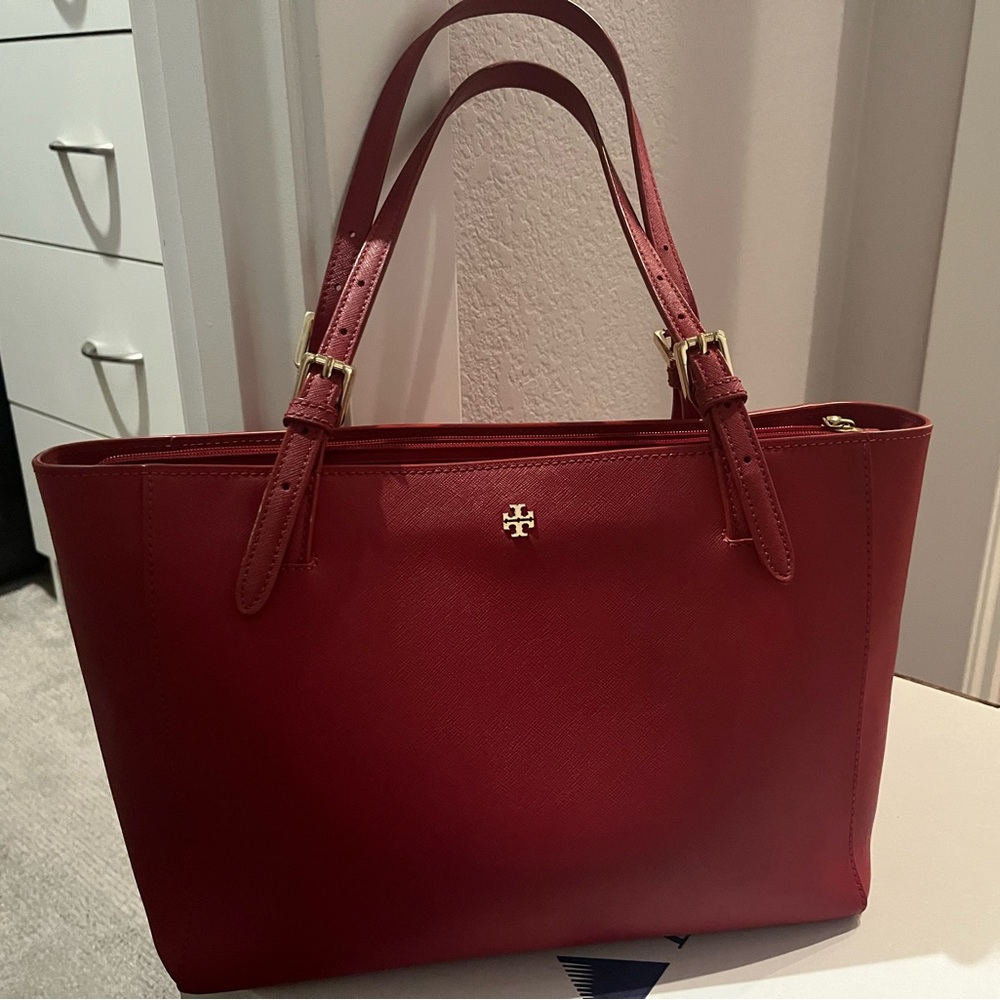Tory Burch red purse